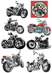 Motorbike Stickers Free CDR