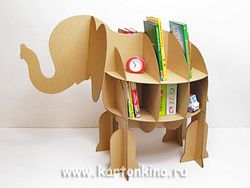 Elephant Cardboard Shelf Free CDR