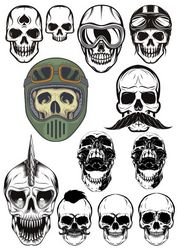 Viking Skull Free CDR
