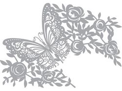 Pronty Mask stencil Butterfly Free CDR