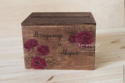 Box With Roses Laser Cut Free CDR