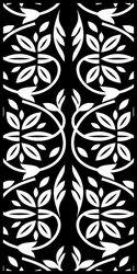 Trees Floral Laser Cut Privacy Screens Pattern Free CDR