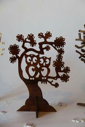 Tree with Birds CNC Router Plan Free CDR