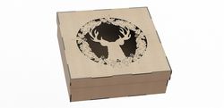 Laser Cut Wooden Gift Box Free CDR