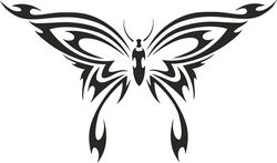 Butterfly Wall Stickers Free CDR
