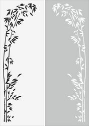 Decorative floral border ornament sandblast pattern Free CDR