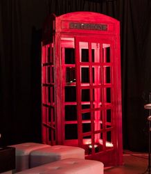 Red British Phone Box Laser Cut Plans Free CDR
