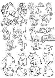 Cartoon Animals Free CDR