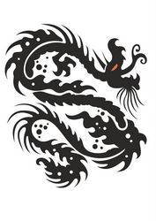 Dragon Symbol Free CDR