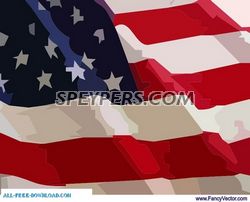 American Flag Free CDR Vector Art