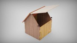 Box Shaped House File Download For Laser Cut Free CDR