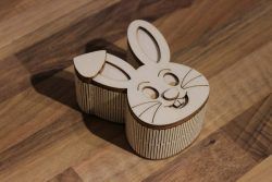 rabbit-shaped Box File Download For Laser Cut Free CDR