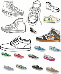Canvas shoes Free CDR
