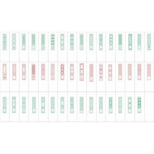 Cnc Panel Laser Cut Pattern File cn-h379 Free CDR