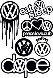 Vw Logo Design Free CDR