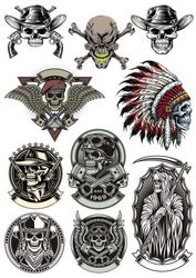 Skull Vector Collection Free CDR