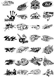 Off Road Stickers Side Decals Free CDR