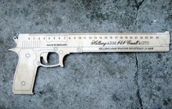 gun-shaped Ruler Free CDR
