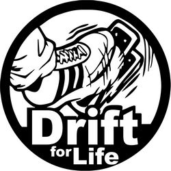 Drift For Life Auto Sticker Free CDR