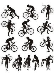 Cyclocross Racing Silhouette Free CDR