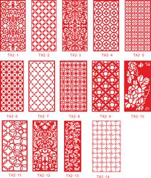Pack panels vector to cut (40) Free CDR