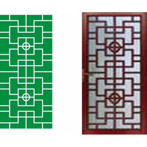 Cnc Panel Laser Cut Pattern File cn-h297 Free CDR