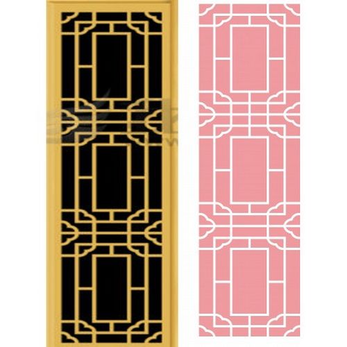 Cnc Panel Laser Cut Pattern File cn-h294 Free CDR