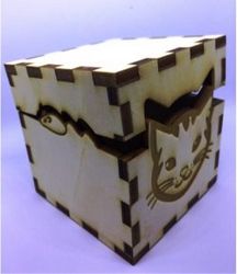 Box Cat File Download For Laser Cut Free CDR