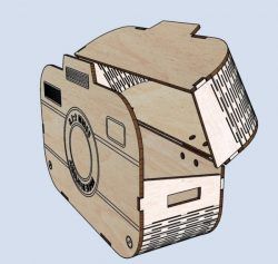 Camera Box File Download For Laser Cut Cnc Free CDR