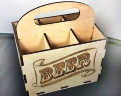 Beer Box Caddy File Download For Laser Cut Cnc Free CDR