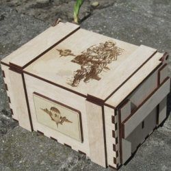 Box In The Military File Download For Laser Cut Cnc Free CDR