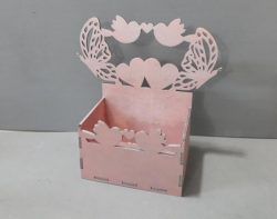 Box With Butterflies And Hearts File Download For Laser Cut Cnc Free CDR