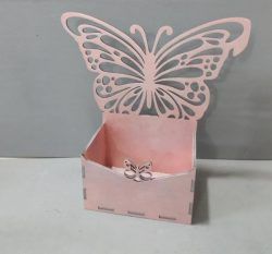 Box With Butterfly File Download For Laser Cut Cnc Free CDR