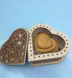 Heart Shaped Gift Box File Download For Laser Cut Cnc Free CDR
