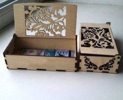 Money Box File Download For Laser Cut Cnc Free CDR