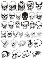 Skull Demon Or Evil Horror Pack File Free CDR