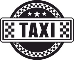 Taxi Sign Art File Free CDR