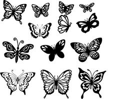 Butterfly Art Set File Free CDR