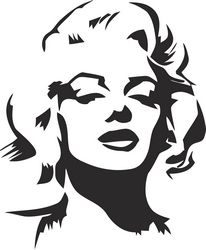 Marilyn Monroe Stencil File Free CDR