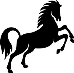 Prancing Horse Stencil File Free CDR