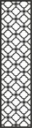 Wrought Iron Window Design Silhouette Cutout File Free CDR