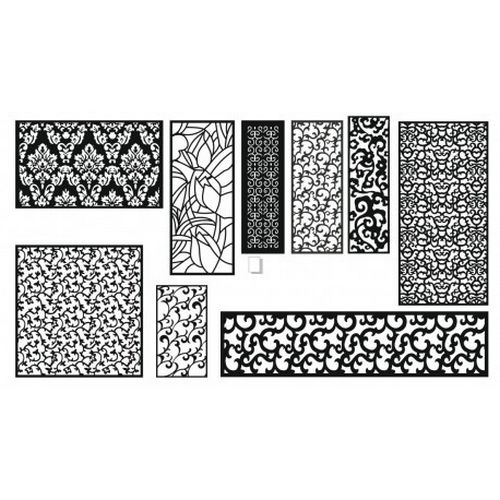 Cnc Panel Laser Cut Pattern File cn-h170 Free CDR