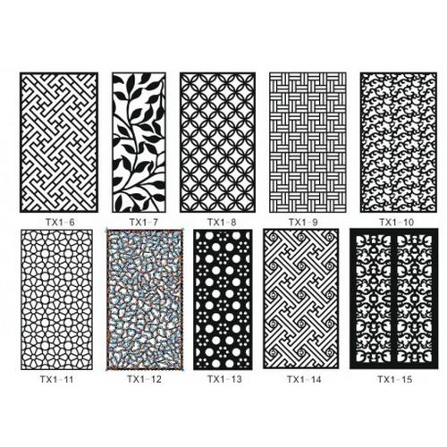 Cnc Panel Laser Cut Pattern File cn-h163 Free CDR