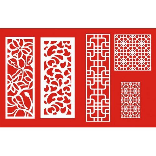 Cnc Panel Laser Cut Pattern File cn-h157 Free CDR