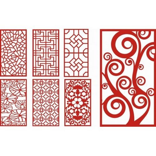 Cnc Panel Laser Cut Pattern File cn-h155 Free CDR