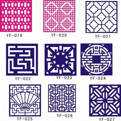 Cnc Panel Laser Cut Pattern File cn-h118 Free CDR