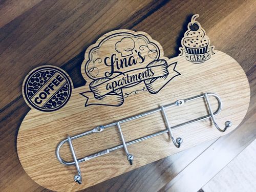 Hanger Decor Laser Cut Free CDR