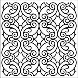 Classic Swirly Pattern Download For Laser Engraving Machines Free CDR