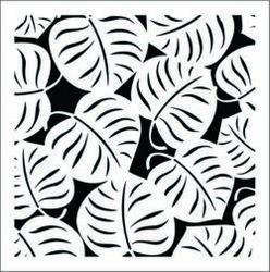 Decorative Leaves Square Download For Laser Cut Free CDR