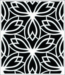 Decorative Pattern In Rectangle Download For Laser Cut Free CDR